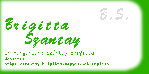 brigitta szantay business card